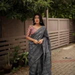 Linen Saree VES-015