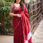 Chanderi Cotton Saree VES-011