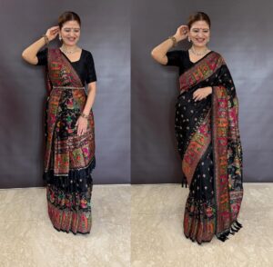 Kashmiri Pashmina Silk Sarees