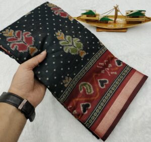 IKKAT COTTON SAREES VES- 022-1