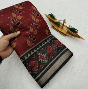 IKKAT COTTON SAREES VES- 022-3