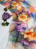 GEORGETTE  HANDWORK SAREES VES-034-01