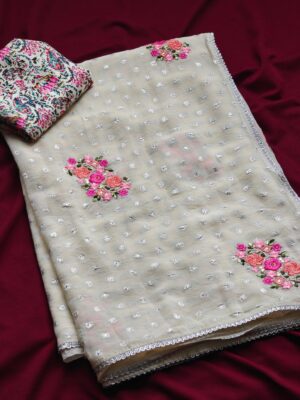 PREMIUM  GERMAN CHIFFON SAREES