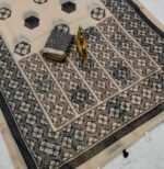 CHANDERI X BATIK SAREE  VES-36-01