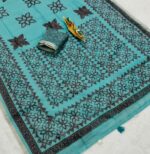 CHANDERI X BATIK SAREE  VES-36-05